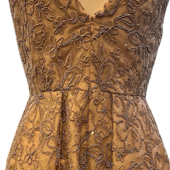 Calvin Klein Metallic-Embroidered A-Line Dress (or Fit & Flare Dress NWOT - Picture 7 of 10